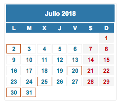 Calendario del contribuyente -diario juridico-