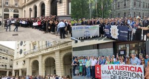 Miles- de- abogados- se- concentran- ante- las- principales- sedes- judiciales- de- toda- España- diario-juridico