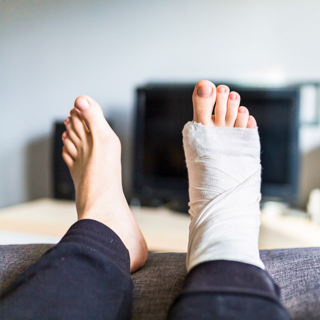 esguince de tobillo - diario juridico