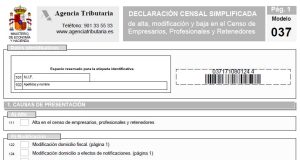 La eliminación del modelo 037 autónomos se podría considerar un retroceso hacia la simplificación administrativa