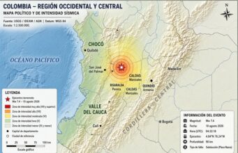 Colombia – De la Espirella llega a la zona del terremoto
