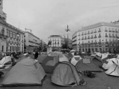 ¿Es legal acampar en un espacio público como protesta?